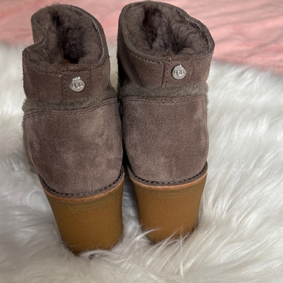 UGG Chocolate Brown Suede Winter Boots - Picture 2 of 8